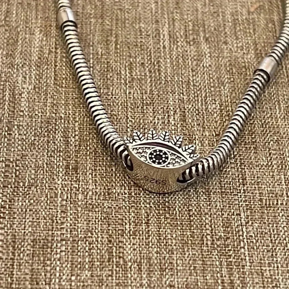 S925 Evil Eye Charm - Picture 4 of 6